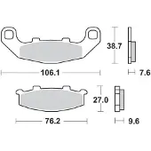 Moto-Master Kawasaki/suzuki 410104 Remblokken