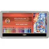 Taidepiste Polycolor Artist's Coloured Pencils Set kleurpotloden Kleur 72 pcs