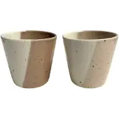Cookinglife Koffiekopjes Leem 200 ml - 6 Stuks