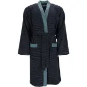 Esprit Badjas Men Double Stripe Navy Blue-S