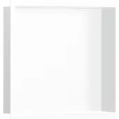 Hansgrohe Wandniche XTRASTORIS, individueel, matwit, 300x300x100mm. Designframe, mat, 300 x 300 x 100 mm, matwit