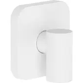 Hansgrohe FixFit Fine Q muuraansluitbocht mat wit
