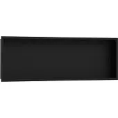 Hansgrohe Wandniche XTRASTORIS, origineel model met frame, 300x900x100mm, matzwart. Afmetingen: 300 x 900 x 100 mm, matzwart