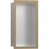 Hansgrohe Wandniche XTRASTORIS Individual E, geborsteld brons, 300x150x100mm, designframe.Afmetingen: 300 x 150 x 100 mm. Designframe, geborsteld brons