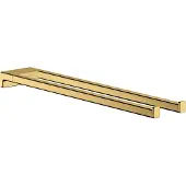 Hansgrohe AddStoris - Dubbele handdoekhouder, lengte 45 cm, gepolijst goud 41770990