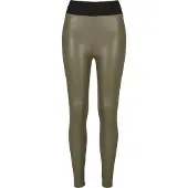 Urban Classics Leggings olijfgroen / zwart