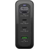 Goobay USB-C PD GaN multipoort snellader max. 240 W, zwart
