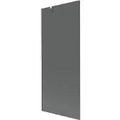 Mexen Next badwand scherm 1-deurs 80 x 150 , grafiet, wit - 895-080-000-00-40-20