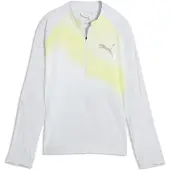 Puma Sportjas geel / zilvergrijs