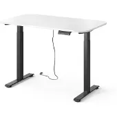 Vicco Bureau Elevate Zwart/wit 120 x 70 cm 2 motoren, Model 58660