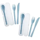 Westmark 2 besteksets, elk 3-delig, blauw - 535322EB
