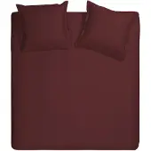 Cinderella Dekbedovertrek Sundays Bordeaux Satijn-260 x 200 / 220 cm | Extra Breed