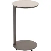 4SO Vic bijzettafel 30xH50 cm printed ceramic terre
