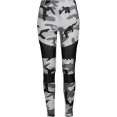 Urban Classics Leggings grijs / zwart / wit