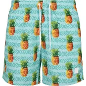 Urban Classics Zwemshorts turquoise / aqua / oker / goudgeel / groen