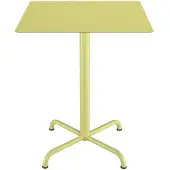 Houe PICO tuintafel vierkant 4-poots onderstel Lemon Zest