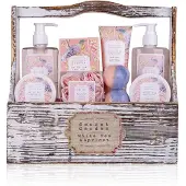 Accentra Verjaardag cadeau vrouw - Secret Garden - 13-delig - Bad Cadeaupakket - Witte thee - Geschenkset vrouwen, vriendin, moeder, oma