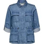 ONLY Carkenya Denim Jas Dames Blauw 48
