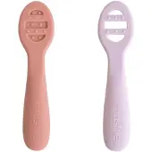 Mushie Baby Lepels - Rose/Soft Lilac