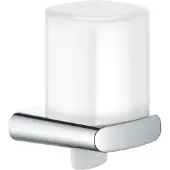 Keuco Elegance - Zeepdispenser met houder, 180 ml, mat glas/chroom 11652019000