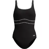 Speedo Shaping Contoureclipse Swimsuit Zwart UK 40 Vrouw