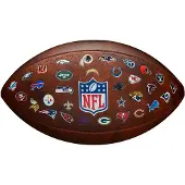 Wilson - NFL - American Football - Official Size - Throwback - 32 Team Logo Football - Bruin - Volwassenen