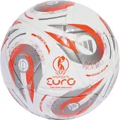 Adidas Women's EURO25 League Final Voetbal Maat 5 Wit Zilver Oranje