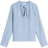 Marc O'Polo Blouse lichtblauw / wit