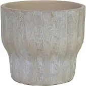 HS Potterie HS Bloempot Vigo Taupe D 24 H 22 Cm