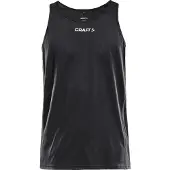 Craft Singlet Men Rush Singlet Black-S