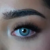 Dezzy's Kleurlenzen - Jaarlenzen -3.50 - Blauw - Op Sterkte - Goldy blue