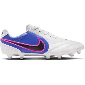 Nike Tiempo Ligera Pro Gras Voetbalschoenen (FG) Wit Blauw Felroze