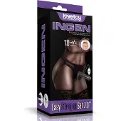 Lovetoy Adjustable Strap on with Dildo 10 Functions 7.0