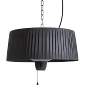 Beliani ASCEA - Terrasverwarmer - Zwart - Aluminium