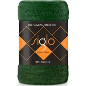 Faro Fleeceplaid, Groen - 220 x 200 cm - Polyester