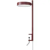 Wästberg W242 Pastille Alu Tafellamp With long clamp (c2) | Oxide Red