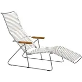 Houe Ligbed Click Sunlounger Muted White