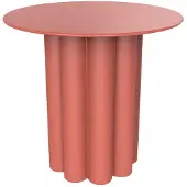 Vente-unique Bijzettafeltje van metaal - Terracotta - GAVOPI