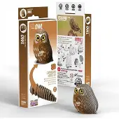 Eugy 3D Vogel Uil Knutselpakket - Creatieve Bouwpuzzel voor Kinderen