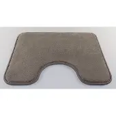 Prima - Luxe - WC mat - taupe - 50x60cm - uitsparing 22cm