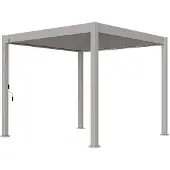 Garden Impressions Pergola bioclimatic tuinpaviljoen 300x300xH255 cm - zand