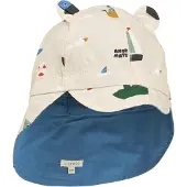 Liewood Hoed 'Gorm' beige / blauw / groen