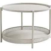 En.casa Salontafel Jäller ovaal 66x51x44 cm taupe []