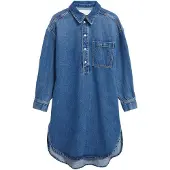 Armedangels Jurk blauw denim