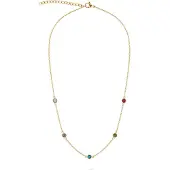 Tamaris Ketting 'Shiny Stones' gemengde kleuren