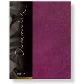 Dommelin Hoeslaken Uni Satijn 300TC 582 Aubergine 200x200/30