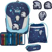 Scout Sunny II LED schooltas set 4st. petrol