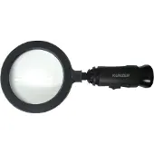 Kunzer 7LL01 Vergrootglas Met LED-verlichting Lensgrootte: (Ø) 90 mm Zwart