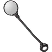 M-Wave fietsspiegel spy base 3d 31,5 cm glas matzwart