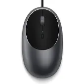 Satechi C1 USB-C bedrade muis, bedraad USB-C-aansluiting, max. 3200 dpi resolutie